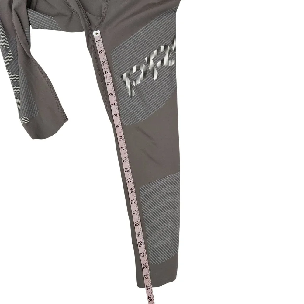 Nike Pro‎ Womens Dri-FIT High-Rise 7/8 Graphic Leggings Moon Fossil Brown Small